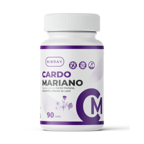 Cardo Mariano Silimarina Alcachofa y Diente de Leon Nibray 90 Capsulas
