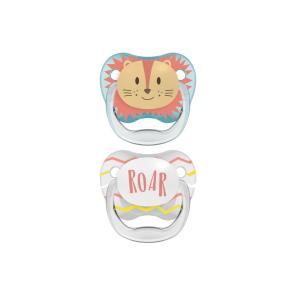 Set de 2 Chupones PreVent de 0 a 6m Tigre Celeste