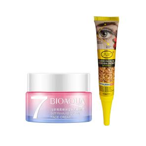 Crema Aclaradora e Hidratante V7 + Suero Facial con Acido Hialuronico