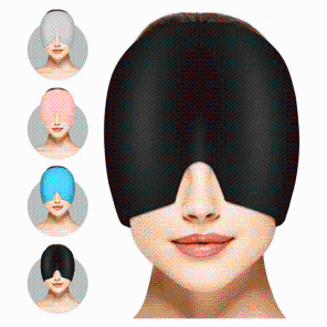 Gorro Terapéutico para Aliviar Dolor de Cabeza Migraña Frio y Caliente